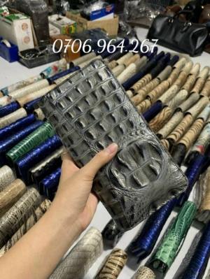 Clutch Cầm Tay Dập Vân Cá Sấu - Giá sỉ tận xưởng