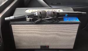 Loa xách tay T18 Mini kèm 2 micro UHF chống hú tuyệt đối