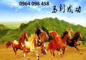 Tranh gạch 3d mã đáo thành công - SZMM5