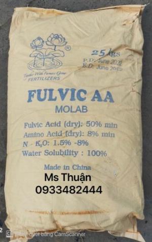 Bột hữu cơ sinh học fulvic aa 50%