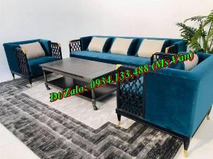 Sofa gỗ phong cách Đông Dương đan mây - Sofa Chawoo rẻ đẹp nhất hiện nay