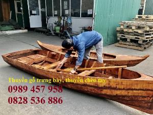 Thuyền gỗ chụp ảnh Studio, Thuyền tạo cảnh, Thuyền hái sen