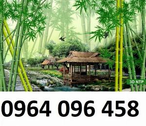 Tranh gạch 3d phong cảnh tre trúc - SKDX33