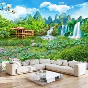 Tranh gạch 3d cảnh đồng quê - SLDX32