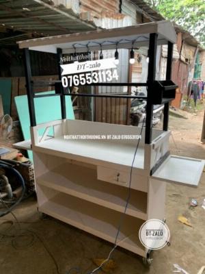 Xe bán trà sữa đẹp