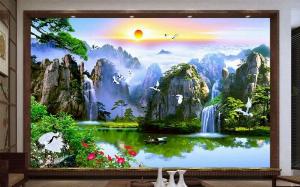 Tranh gạch 3d ốp tường ngoài trời - HBNC4