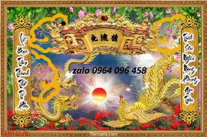 Tranh gạch 3d phòng thờ - HMMM04