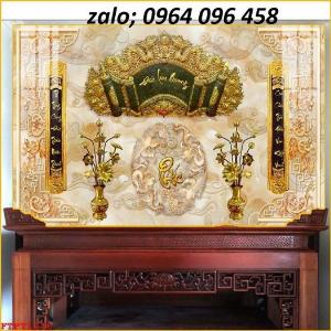 Tranh gạch 3d phòng thờ - HMMM04