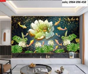 Tranh gạch 3d cá chép - HSX33