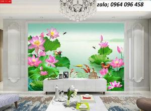 Tranh gạch 3d cá chép - HSX33