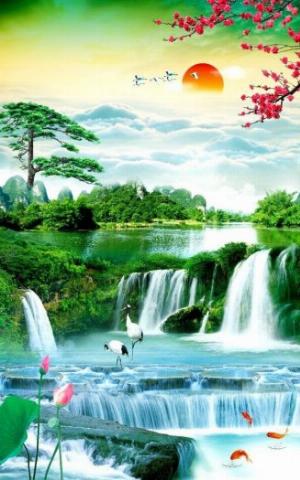 Gạch ốp tường tranh 3d - GSZ22