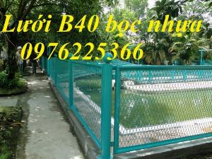 Lưới B40 bọc nhựa khổ 1m5 ,2m