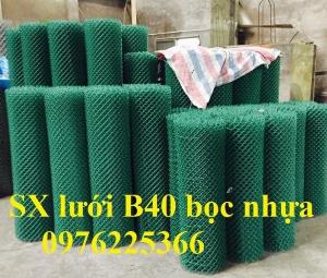 Giá lưới B40 bọc nhựa khổ 1m2,1m5,1m8,2m,2m4