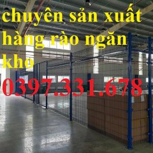 Chuyên sản xuất lưới thép hàn phi 4, phi 5, phi 6 làm hàng rào, vách ngăn kho, nhà máy, khu chế xuất tại Hải Dương