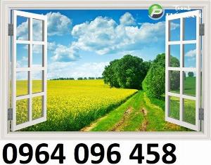 Tranh gạch 3d cửa sổ - GCX33