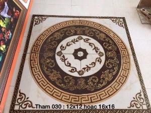 Gạch thảm lát phòng khách - phòng thờ - phòng bếp - 0988CM