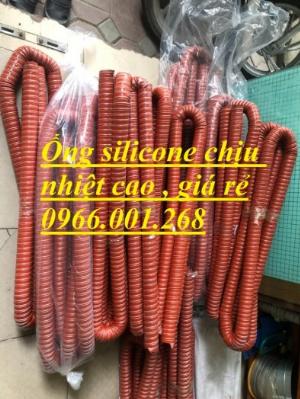 Ống silicone chịu nhiệt , ống silicone màu đỏ cam , ống silicone chịu nhiệt cho sản xuất công nghiệp các loại phi từ 21 đên 300