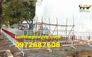 Rào chắn di động, hàng rào di động có bánh xe nhận sản xuất theo yêu cầu tại Đồng Nai