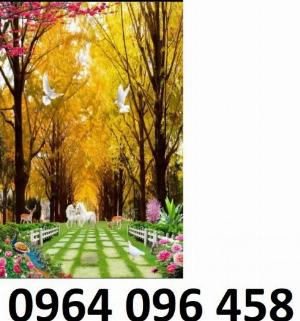 Tranh gạch 3d ốp tường khổ đứng - VX43