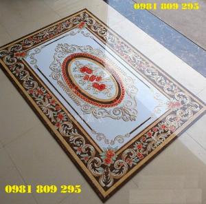 Gạch thảm , thảm gạch men phòng khách