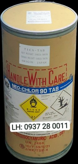 Trichloroisocyannuric acid 90% TCCA (ClNCO)3 - Nhật