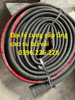 Ống cao su bố vải phi 48 hút xả bê tông chịu áp lực mài mòn cao, chống xé, nổ.