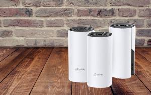 Router phát Wi-Fi TP-Link Deco E4 bộ 3 thiết bị phủ internet đến 370m2