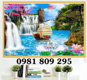 Gạch tranh thuyền buồm