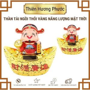 Tượng Di lặc, chú tiểu gõ mõ, thần tiền, mèo thần tài năng lượng mặt trời