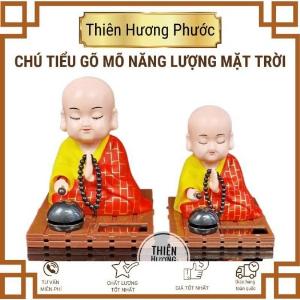 Tượng Di lặc, chú tiểu gõ mõ, thần tiền, mèo thần tài năng lượng mặt trời
