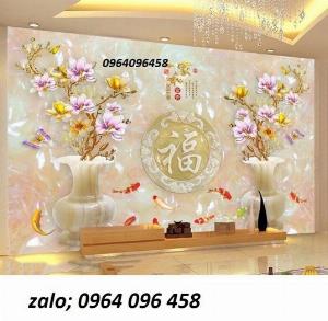 Tranh gạch 3d hoa sứ ngọc - 7422X