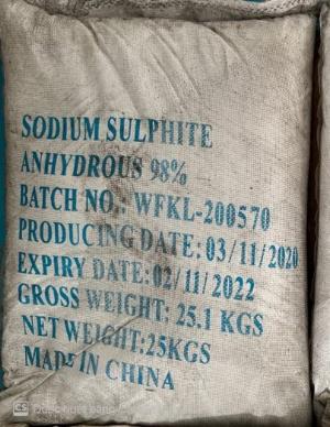 Sodium sulphite anhydrous 98% (Na2SO3) – Trung Quốc