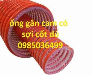 Ống nhựa gân xoắn pvc màu cam phi 100