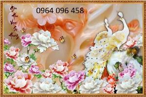 Tranh gạch men 3d hoa sứ ngọc - GDX333