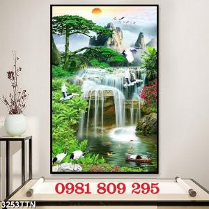 Gạch tranh ốp tường thiên nhiên
