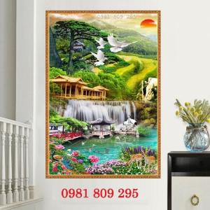 Gạch tranh ốp tường thiên nhiên
