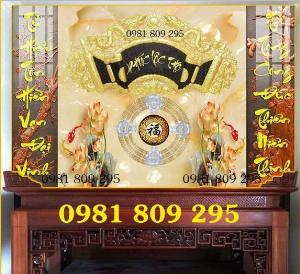 Gạch tranh phòng thờ 3d