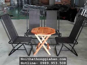 Bộ bàn ghế quán cóc xịn xò Tp.HCM Hồng Gia Hân T1013