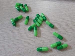 Vỏ nhộng màu vàng đồng, vỏ nang cứng gelatin size 0, viên nang cứng