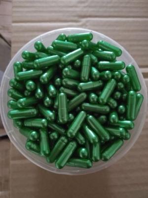 Vỏ nang màu xanh bạc, vỏ nhộng gelatin, viên nang cứng màu xanh bạc size 0