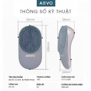 Máy Rửa Mặt AEVO Massage, Nhiệt, Rung Làm Sạch Sâu, Nâng Cơ