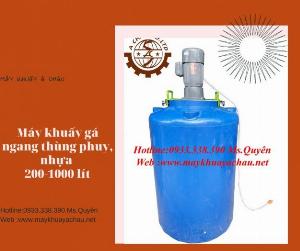 Máy khuấy gá ngang thùng Tân Á Đại Thành 500 Lít