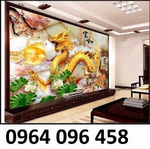 Tranh gạch 3d rồng phượng - SCN74