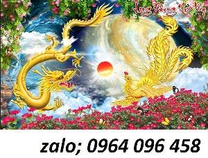 Tranh gạch 3d rồng phượng - SCN74