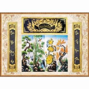 Tranh gạch 3d phòng thờ - SXN63