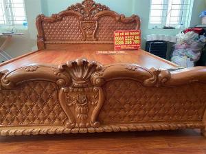Giường Hoàng Gia Gỗ Hương Đá