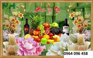 Tranh gạch 3d cửu huyền thất tổ - SMCB86