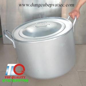 Nồi nhôm size lớn nấu bánh chưng, hầm xương - 60 Lít, 70 Lít, 80 Lít, 100 Lít