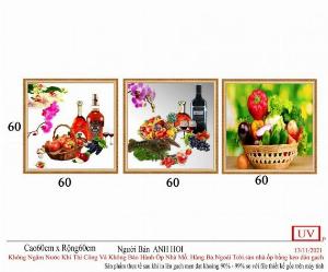 Phòng bếp đẹp - tranh gạch