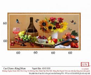 Phòng bếp đẹp - tranh gạch